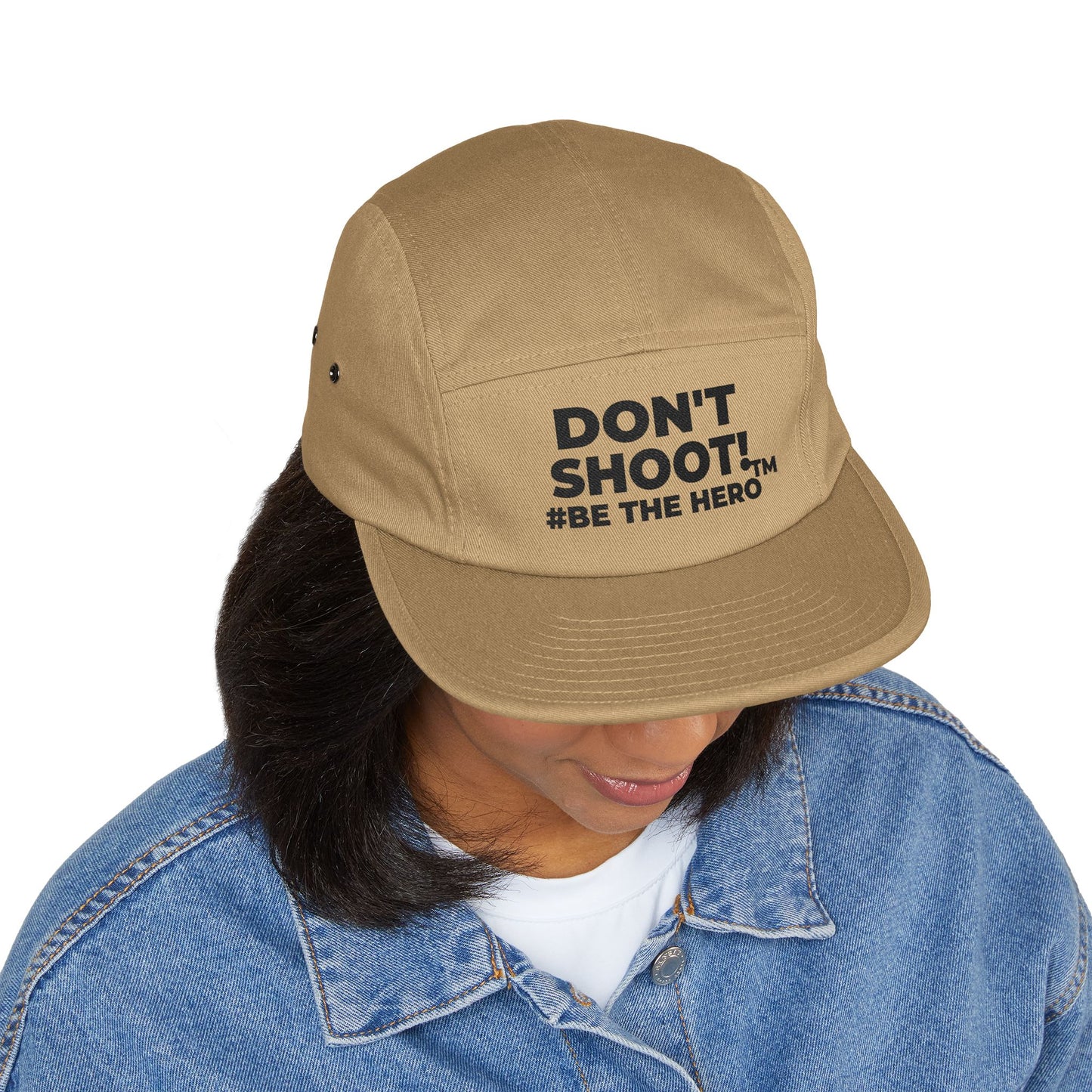 DON'T SHOOT! #BE THE HERO™ 5 PANEL CAP WORLDWIDE SHIPPING