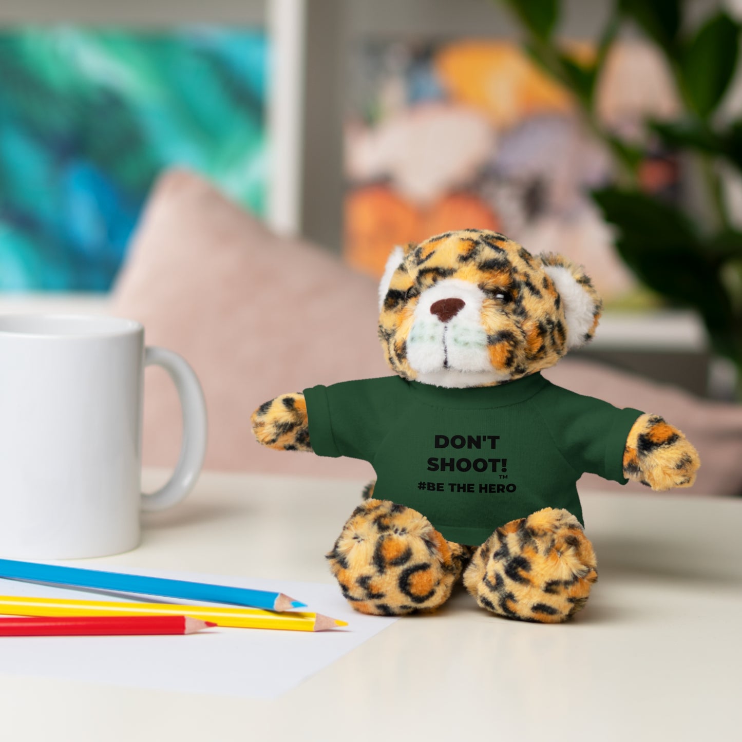 DON'T SHOOT! #BE THE HERO™ PLUSH COMPANION WORLDWIDE