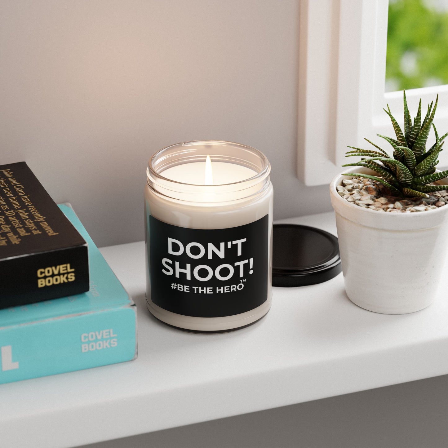 DON'T SHOOT! #BE THE HERO™ SOY CANDLE WORLDWIDE SHIPPING