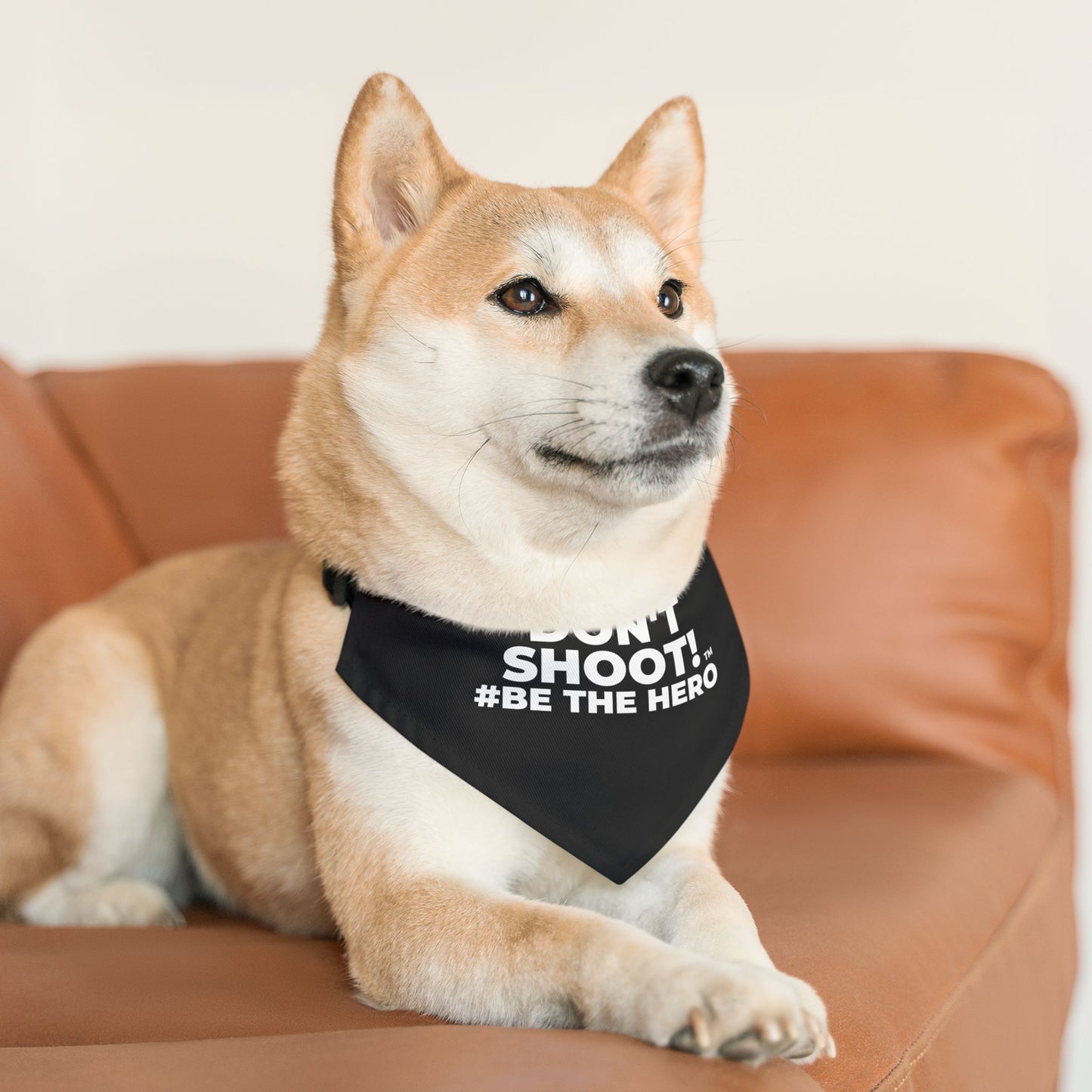 DON'T SHOOT! #BE THE HERO™ PET BANDANA WORLDWIDE SHIPPING