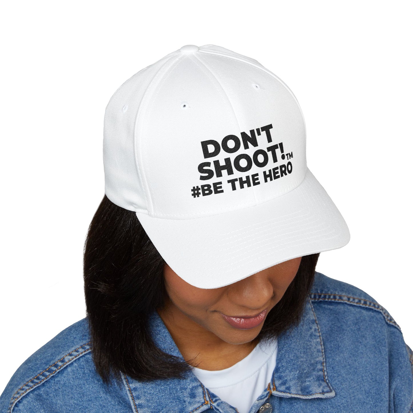 DON'T SHOOT! #BE THE HERO™ CLOSED BACK CAP WORLDWIDE SHIPPING
