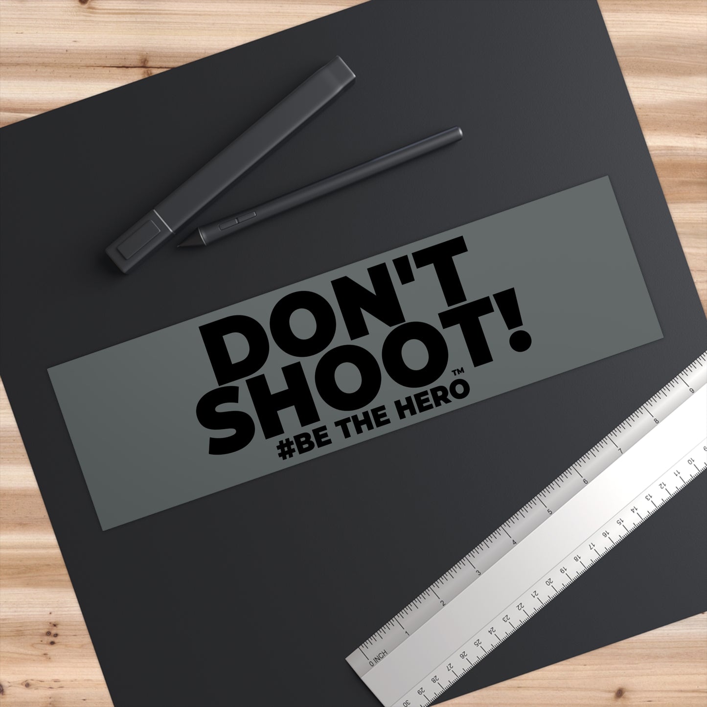 DON'T SHOOT! #BE THE HERO™ WINDOW STICKER WORLDWIDE