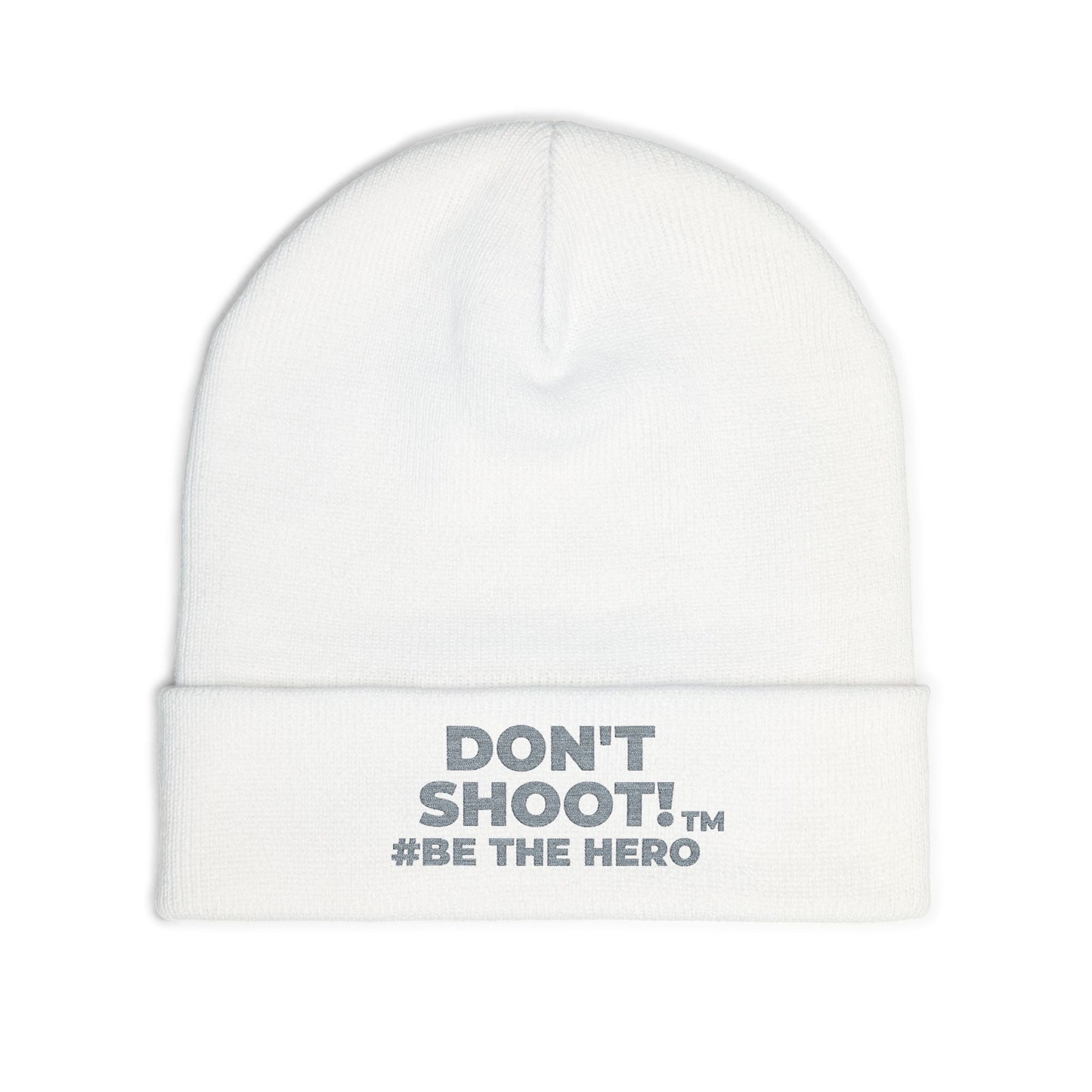 DON'T SHOOT! #BE THE HERO™ KNIT BEANIE WORLDWIDE SHIPPING
