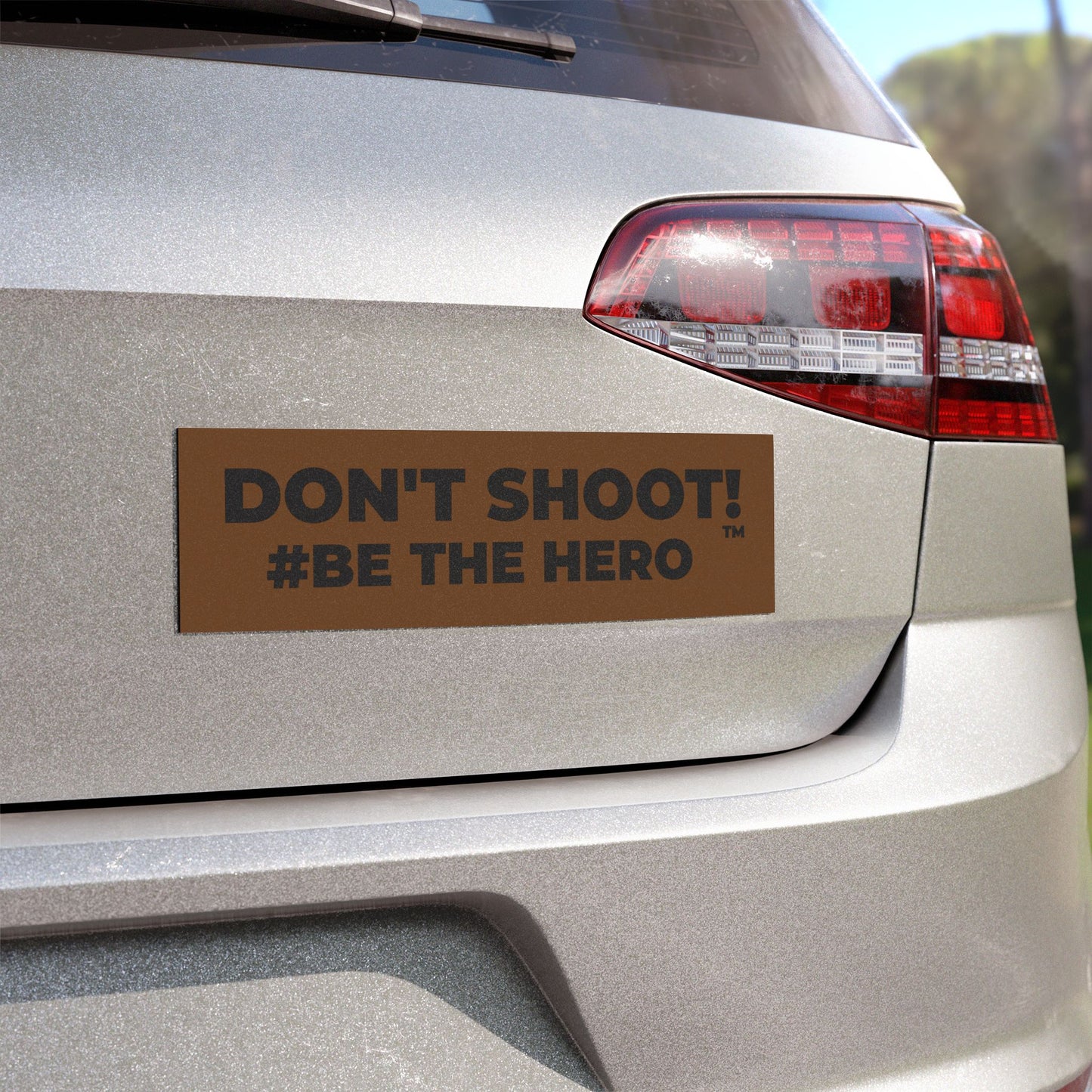 DON'T SHOOT! #BE THE HERO™ CAR MAGNETS WORLDWIDE SHIPPING