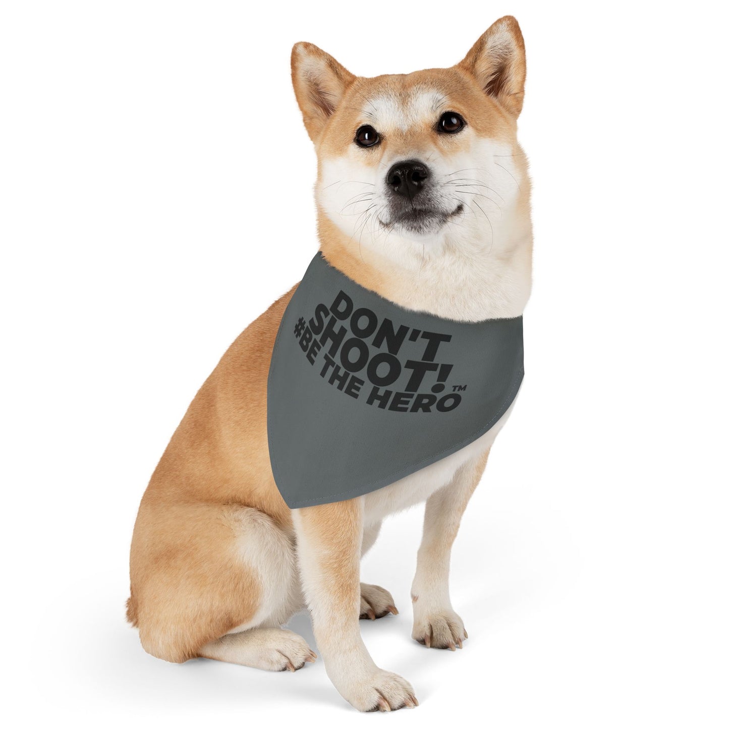 DON'T SHOOT! #BE THE HERO™ PET BANDANA WORLDWIDE SHIPPING