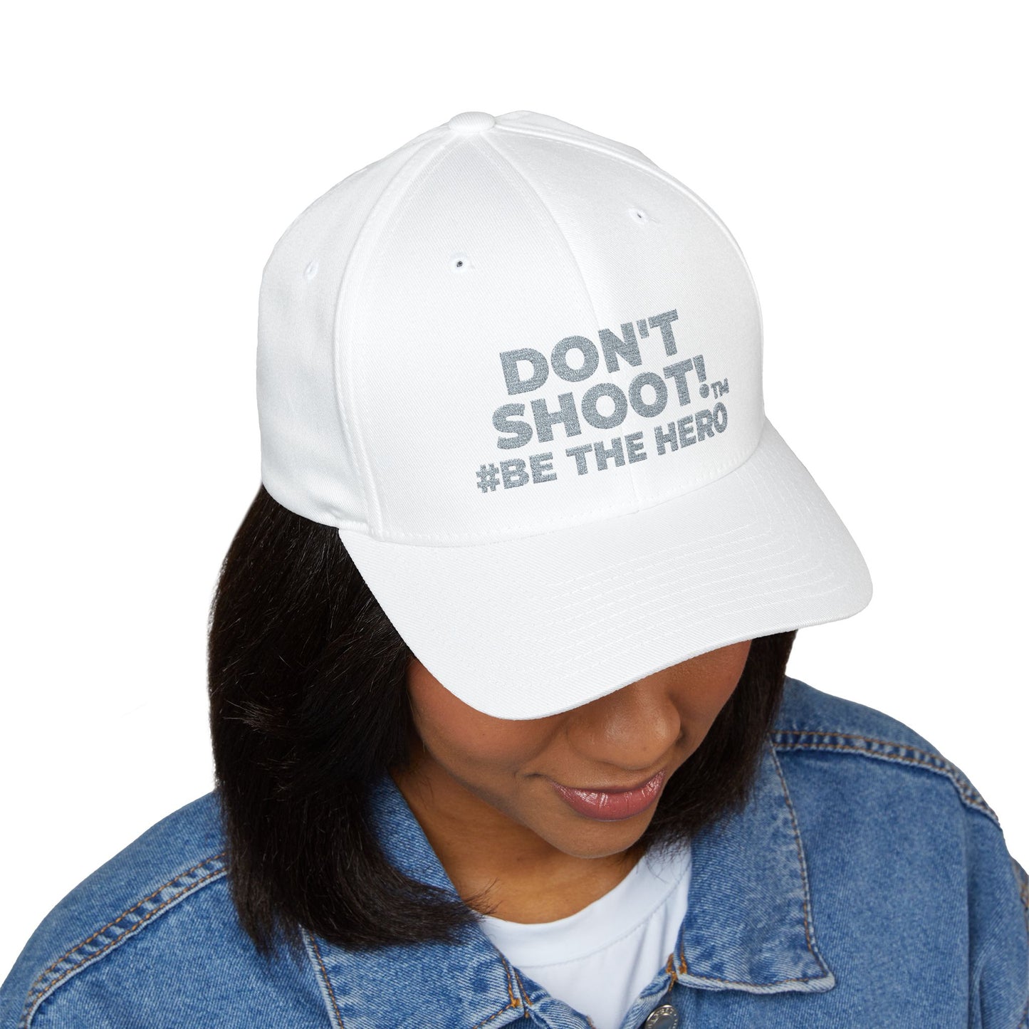 DON'T SHOOT! #BE THE HERO™ CLOSED BACK CAP WORLDWIDE SHIPPING